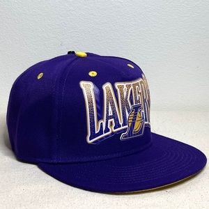 NBA Los Angeles Lakers Cap SnapBack Hat Purple/Yellow NWT